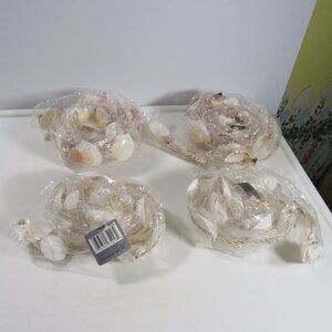 Seashell Garland REAL SHELLS 5 ½ feet long each (4 sets, 2 styles)